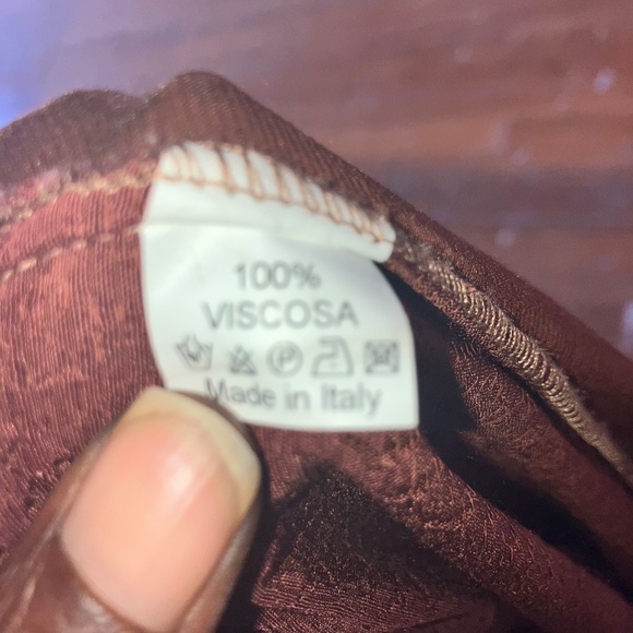 Vintage Italian Brown steam punk fair core Gothic skirt - Picture 7 of 8